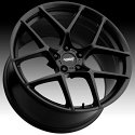 American Racing AR924 Crossfire Satin Black Custom Wheels Rims 3